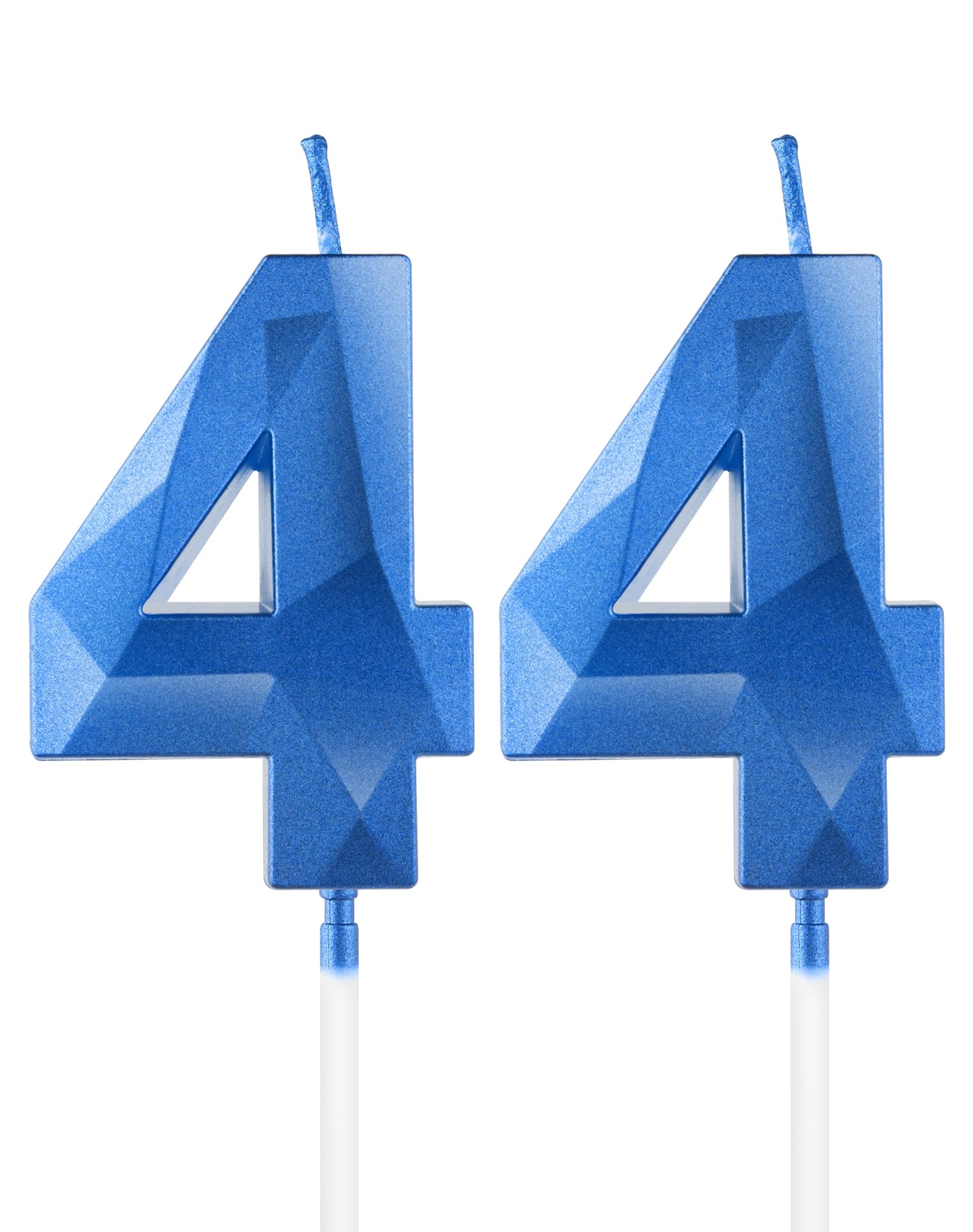 Royal Blue 13th Birthday Candles, 3D Number 13 Candle for Cake, Boy Girl 13th Birthday Decorations,Sapphire Candle Topper Blue Cake Decorations for Birthday Party Wedding Anniversary Supplies — view 334