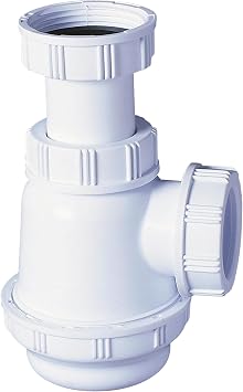 Wirquin 30723130 Classic Sink Siphon with Short Base Diameter 32 mm