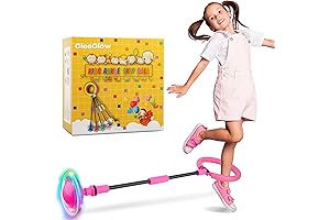Skip Its for Kids - Foldable Flash Wheel Ankle Skip Ball Outside Toy