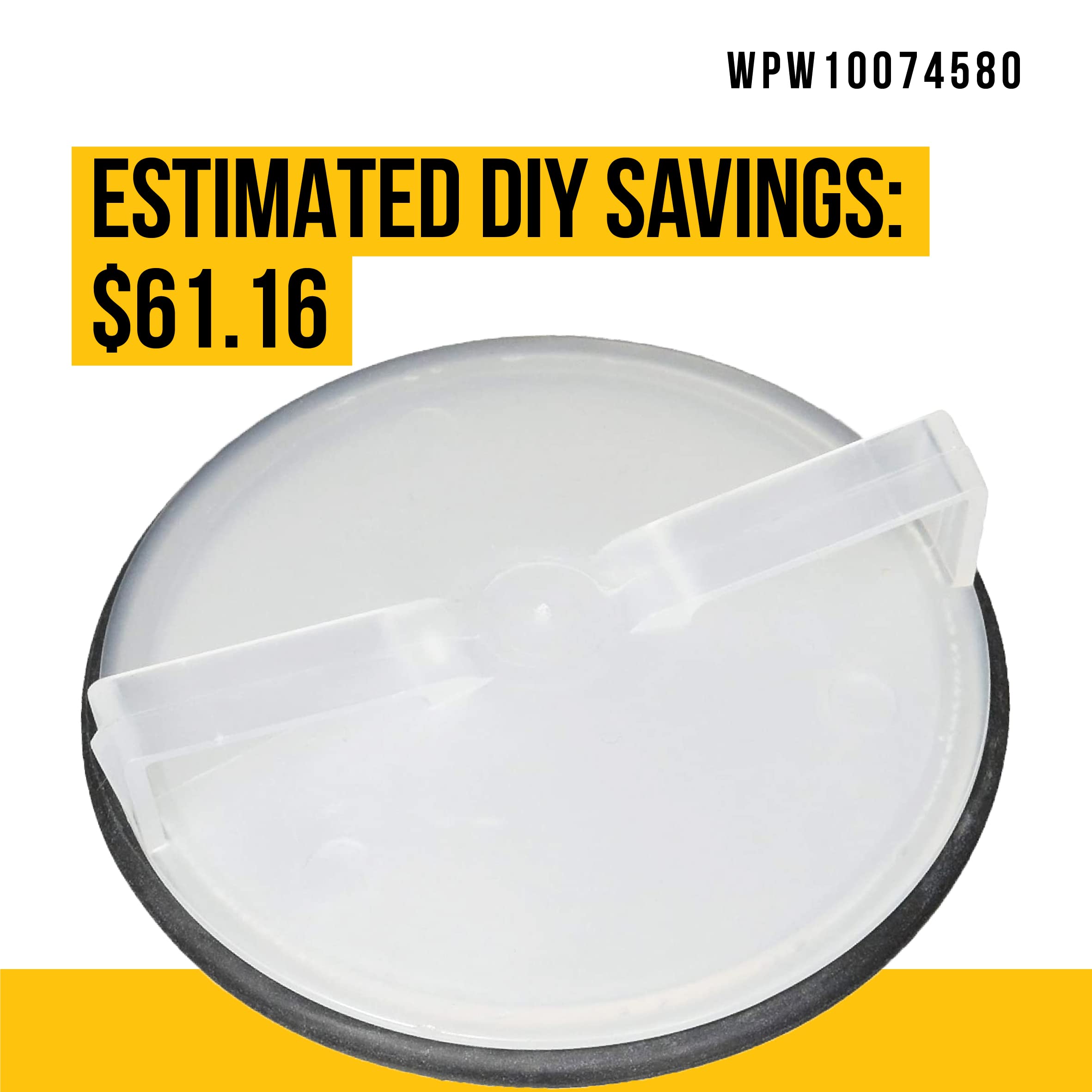 Amazon.com: WPW10074580 Washer Agitator Cap Barrier with Seal  