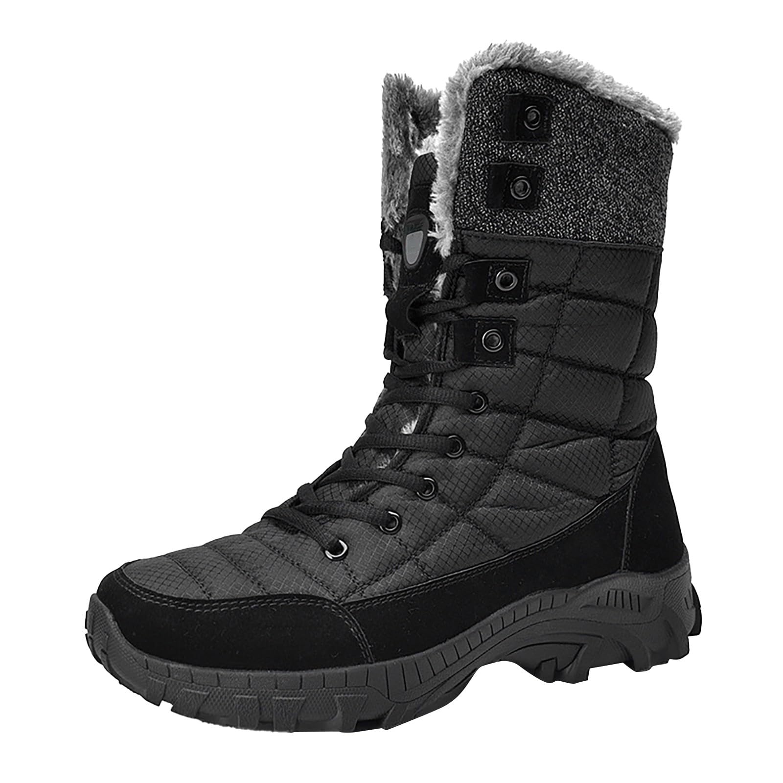 Winterschuhe Herren Weiche Sohle Schneeschuhe Herren Fleece
