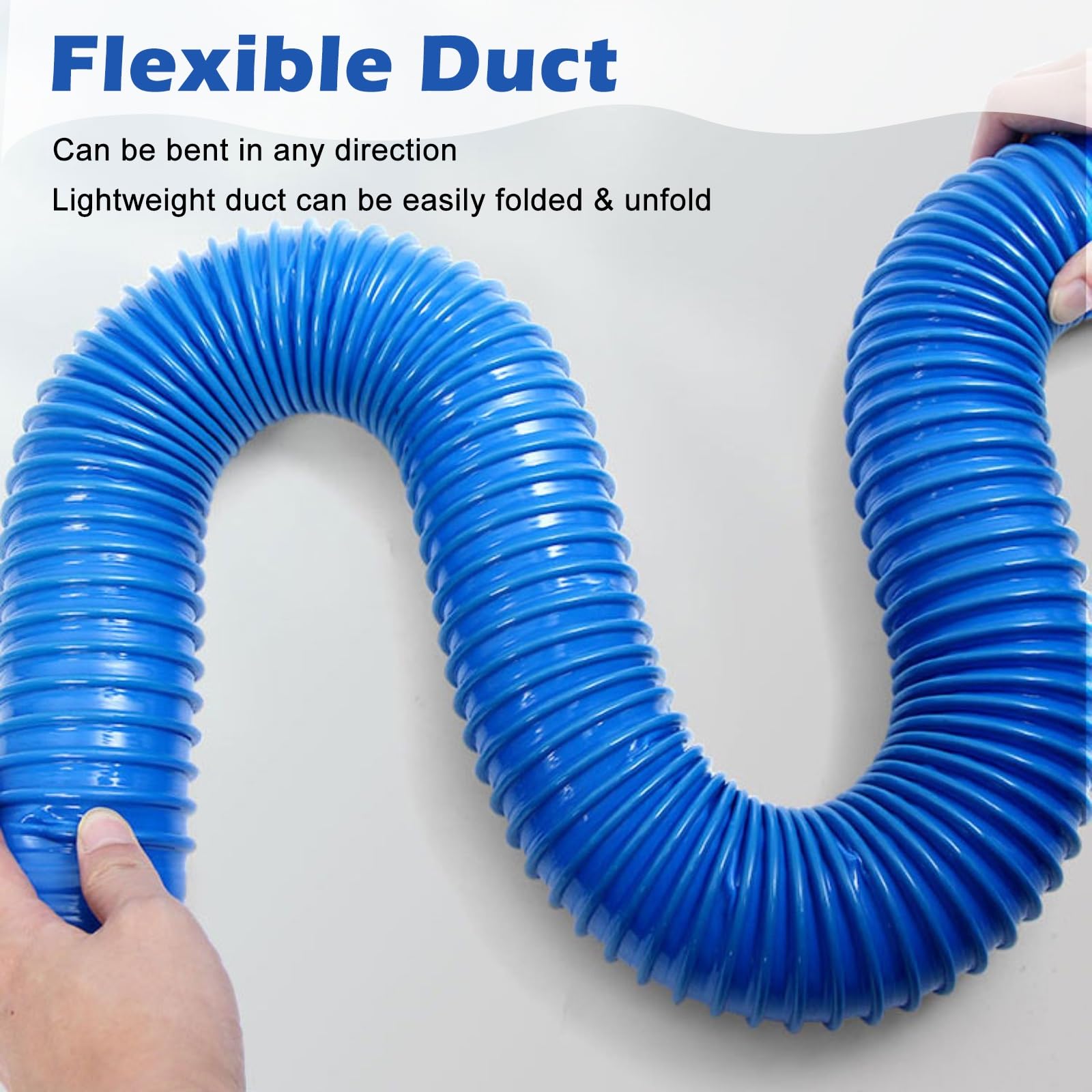 Tubo flessibile for condotto in PVC, diametro 30-300 mm, lunghezza 1-10 m(Id 140mm/5.5in,L 2m(6.6ft))