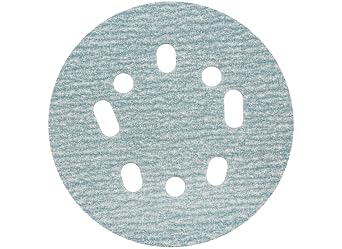 Norton 07660768356 ProSand Vacuum Disc, 5 in Dia, Coated, 40 Grit, Extra Coarse, Zirconia Alumina Abrasive, 8-Hole Pair