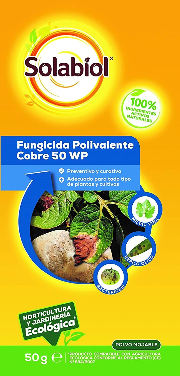 Solabiol Fungicida Polivalente de acción preventiva y curativa a base de cobre