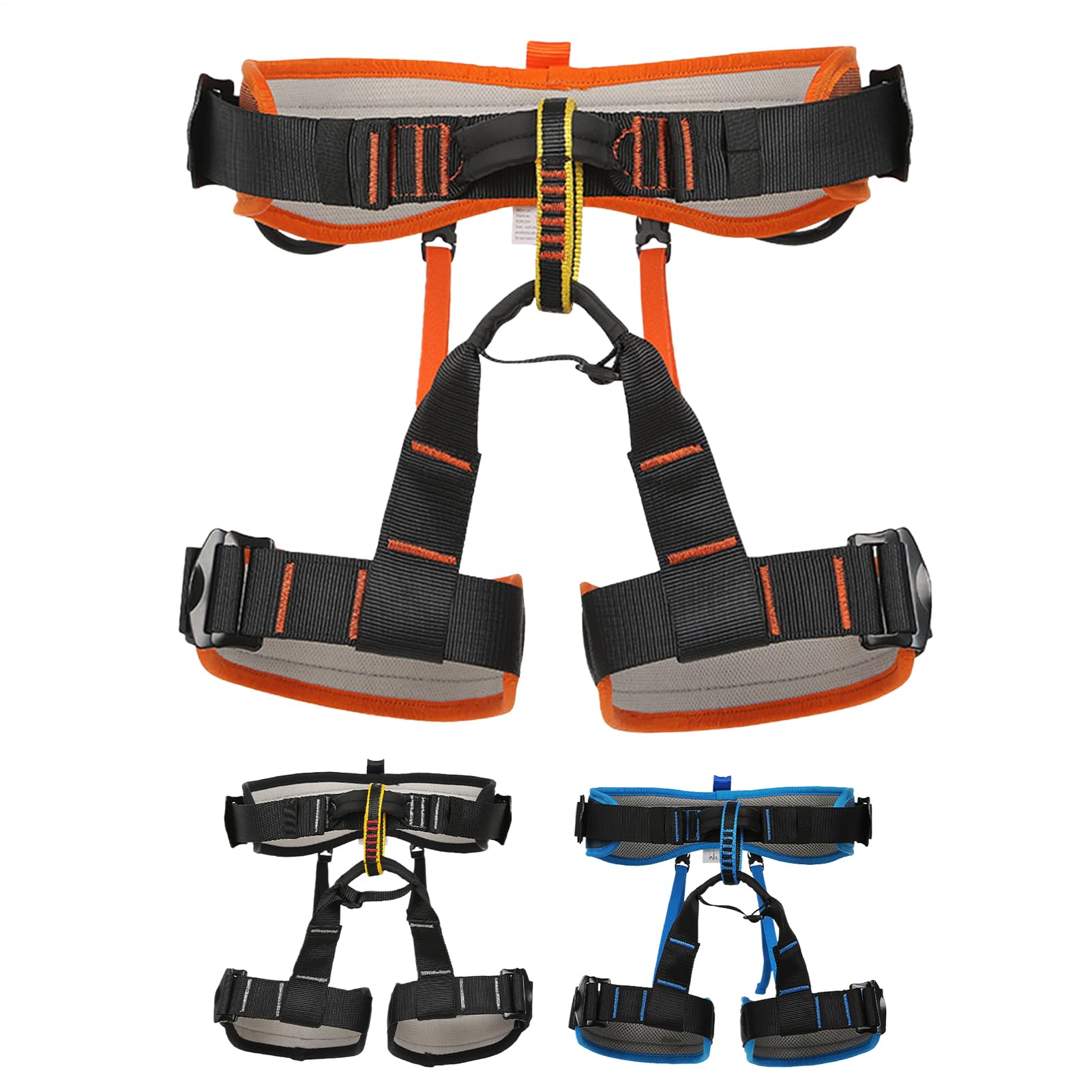 Arnés De Escalada Hombre Equipo De Protección Para Escalada En Roca | Arnés De Seguridad Ajustable Construcción, Trabajo, Jardinería, Caza, Montañismo, Rescate, Interior