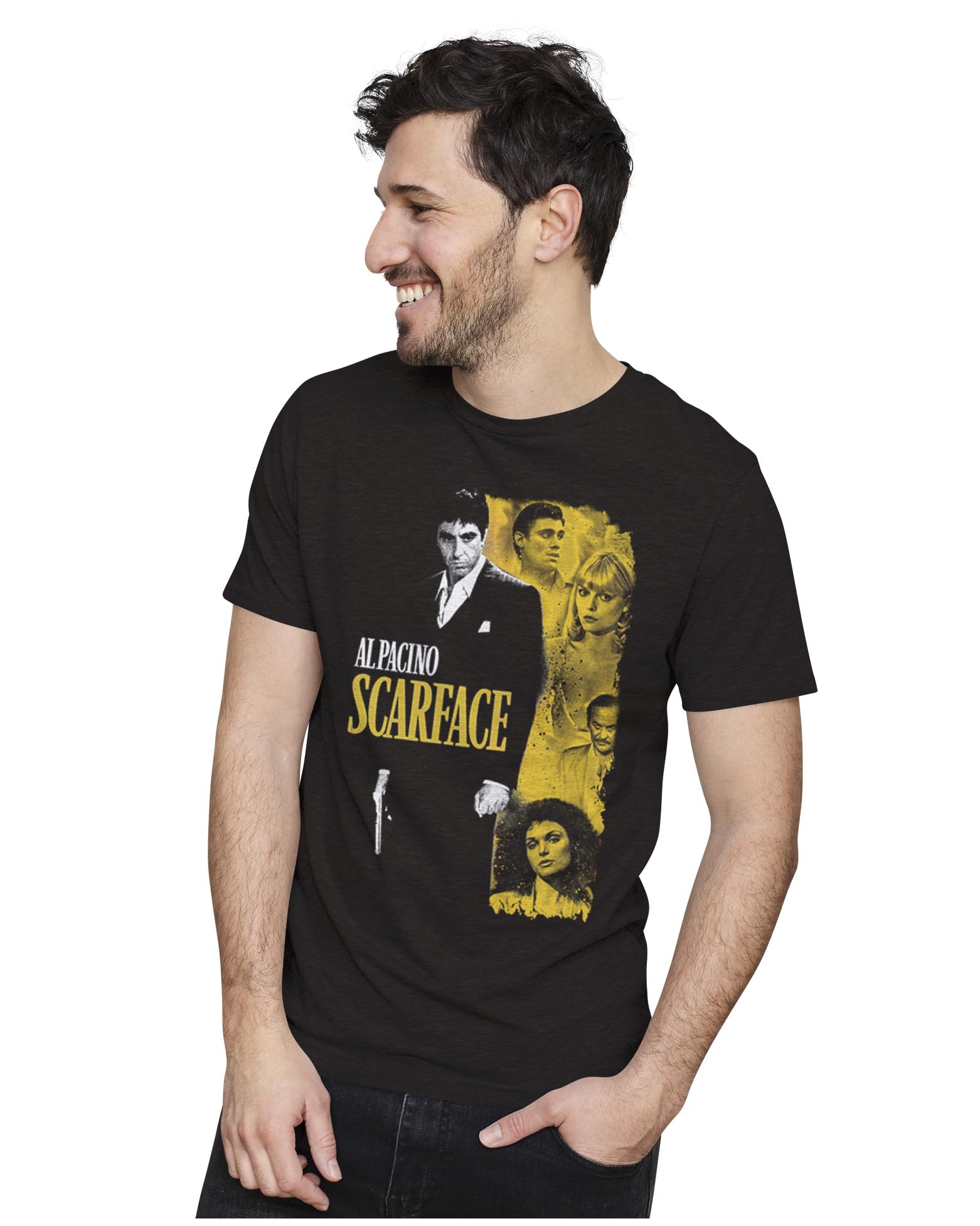 Men's & Women's Regular Fit T-Shirt Al Pacino Scarface Movie Film 100% Cotton Unisex T-Shirt
