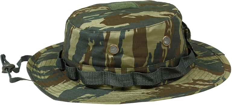 Chapeau Jungle Digital Pentagon Warrior - Polyester/coton, 4 Aérations, Jugulaire Réglable - Style Militaire, Robuste, Léger