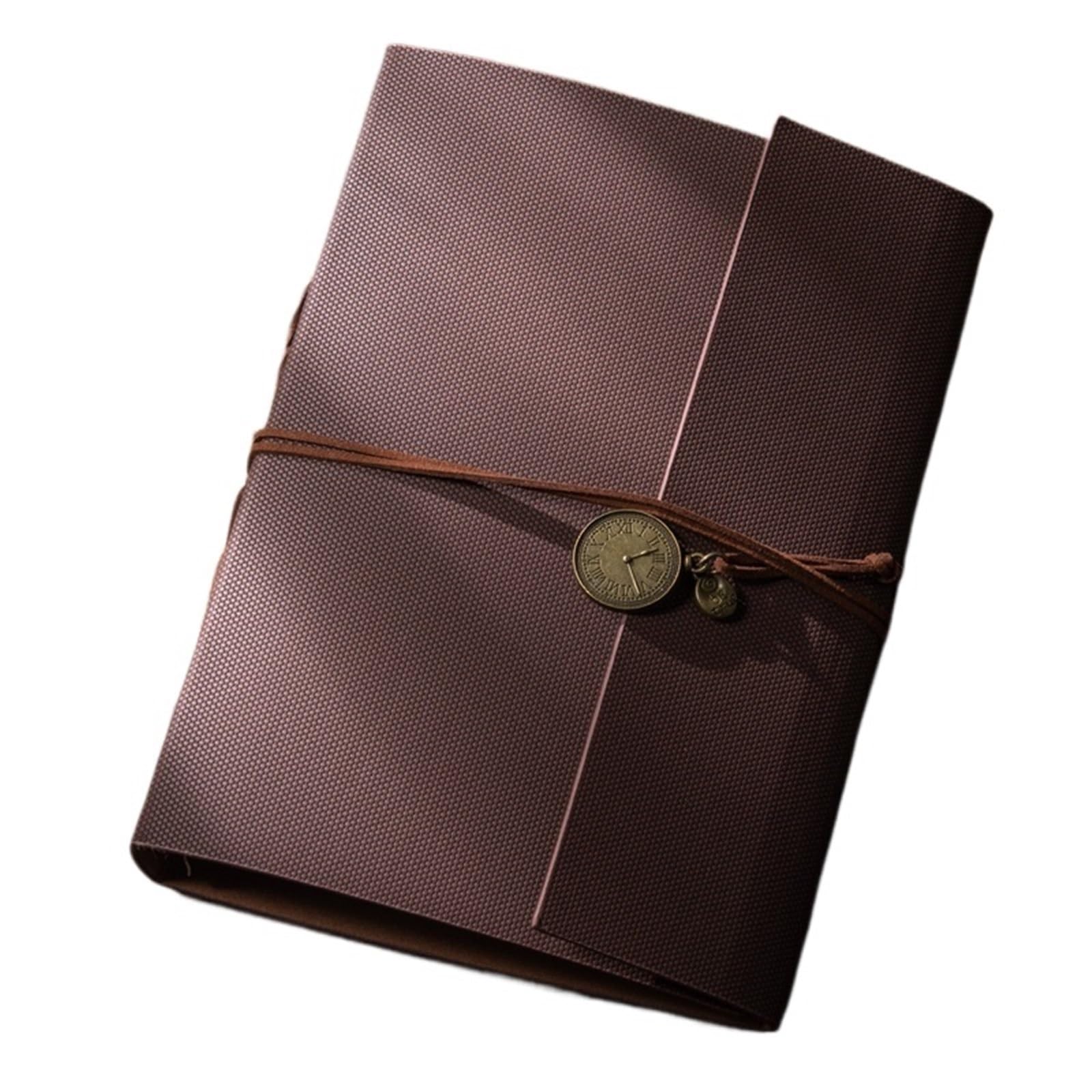 Vintage-Leder-Scrapbook, Hochzeit, Familie, lose Blätter, DIY-Bilderalbum, Scrapbooking, selbstklebendes Erinnerungs-Gästebuch Für Zum Jubiläum(Coffee)