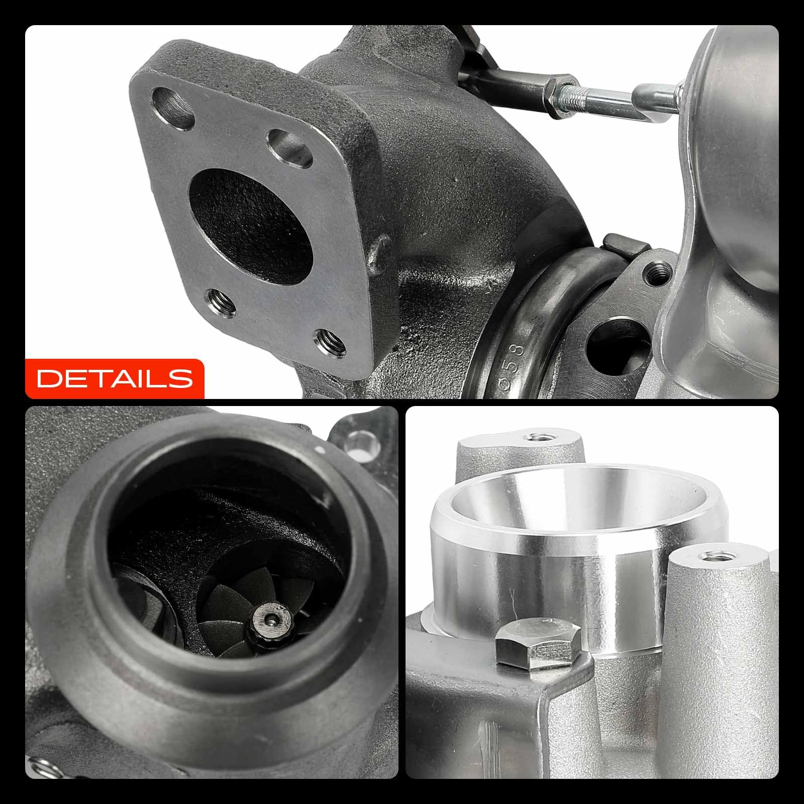 Frankberg Turbocompressore per gas di scarico connettore a 3 Poli codice | Compatibile con: C4 II NC, Transit Connect MPV, Zafira Life Bus K0, Fiesta VII Van, 308 II L3 LB LH LP LW