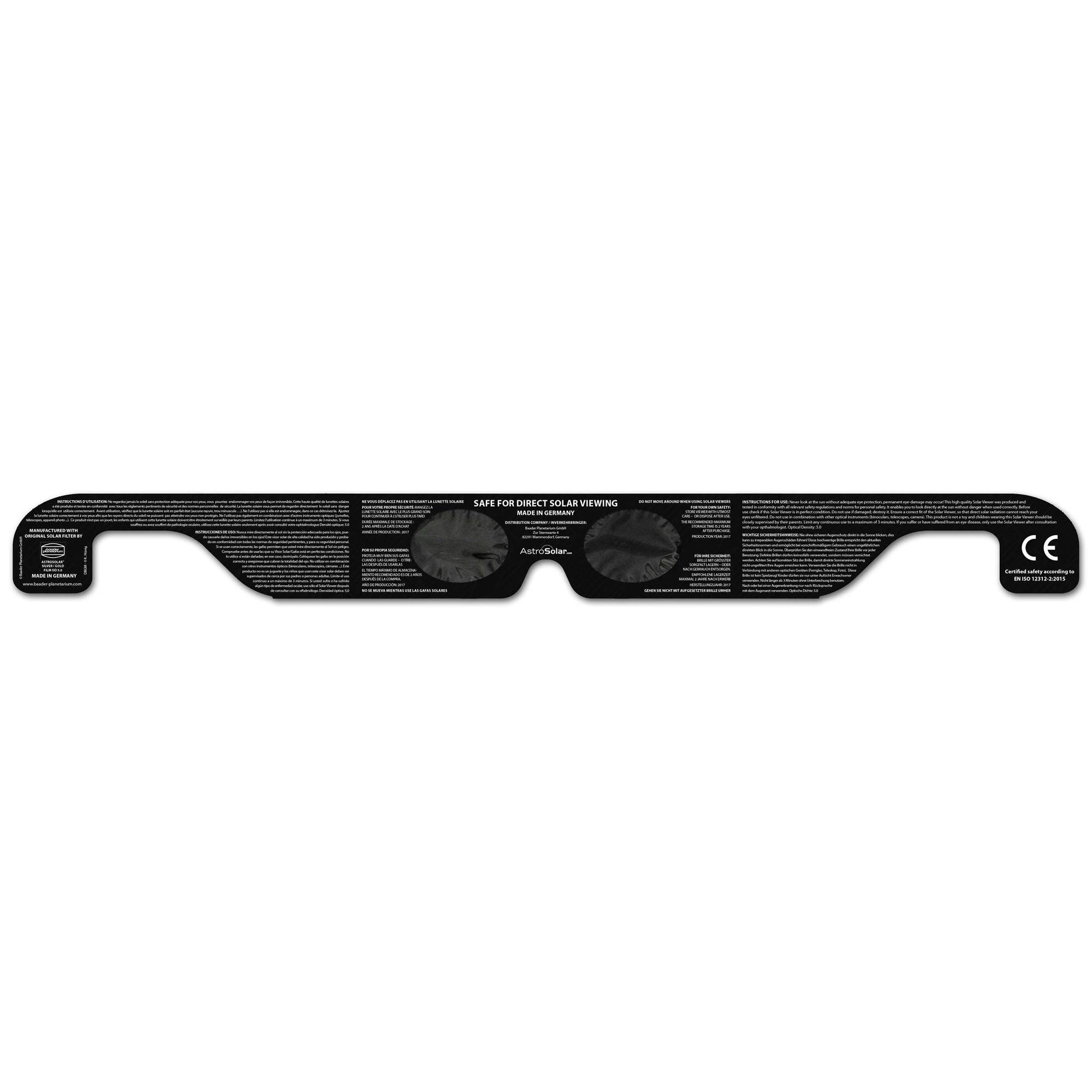 Baader Planetarium Gafas para Eclipse Solar AstroSolar, 25 Unidades