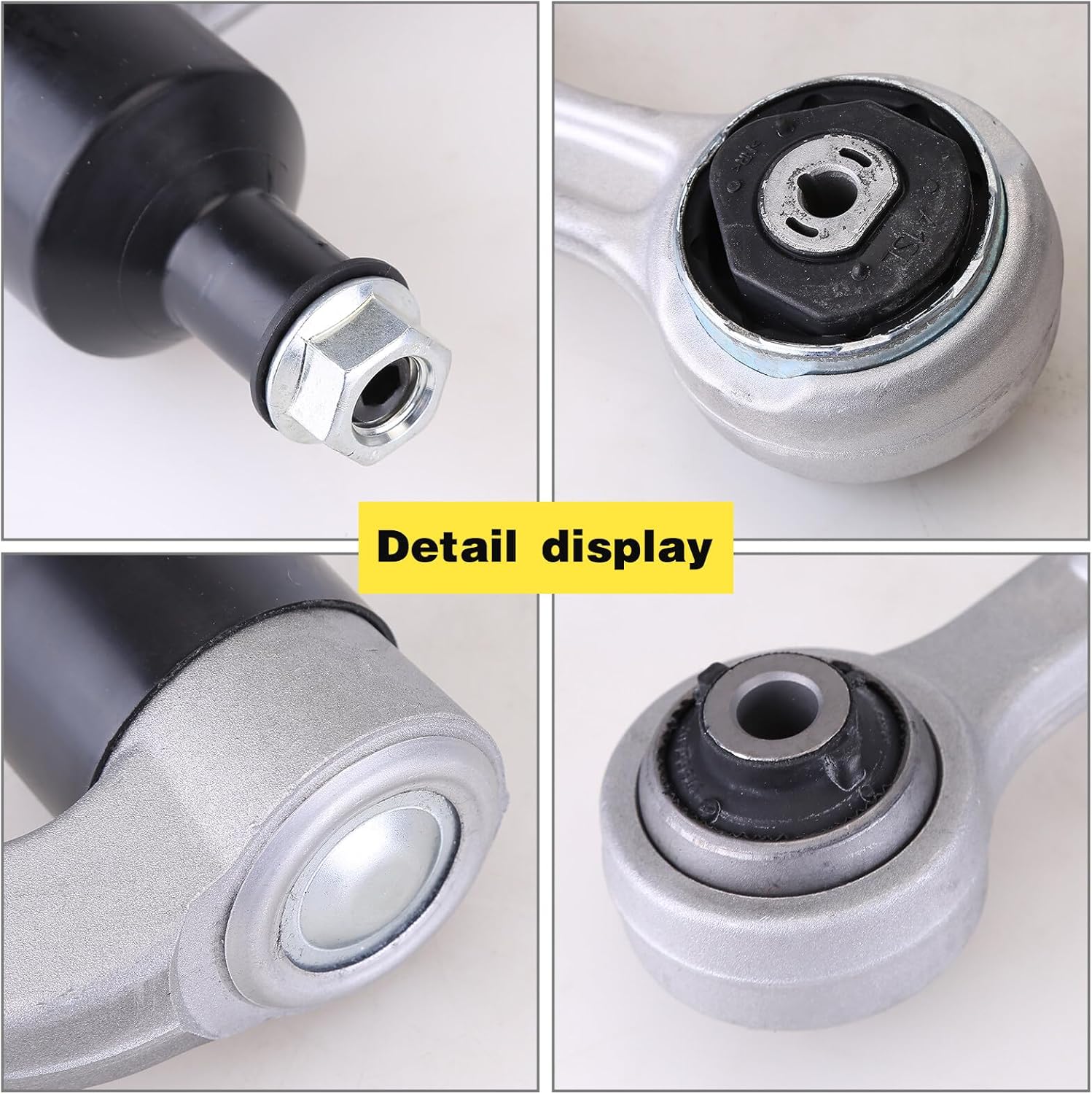 PHEZEN Set of 4 Control Arm kit-Front Lower Control Arm Compatible with 2013-2018 Cadil*lac ATS,Car aluminium Control Arms bracket-Front Lower Forward/Rearward Control Arm replaces part23462000