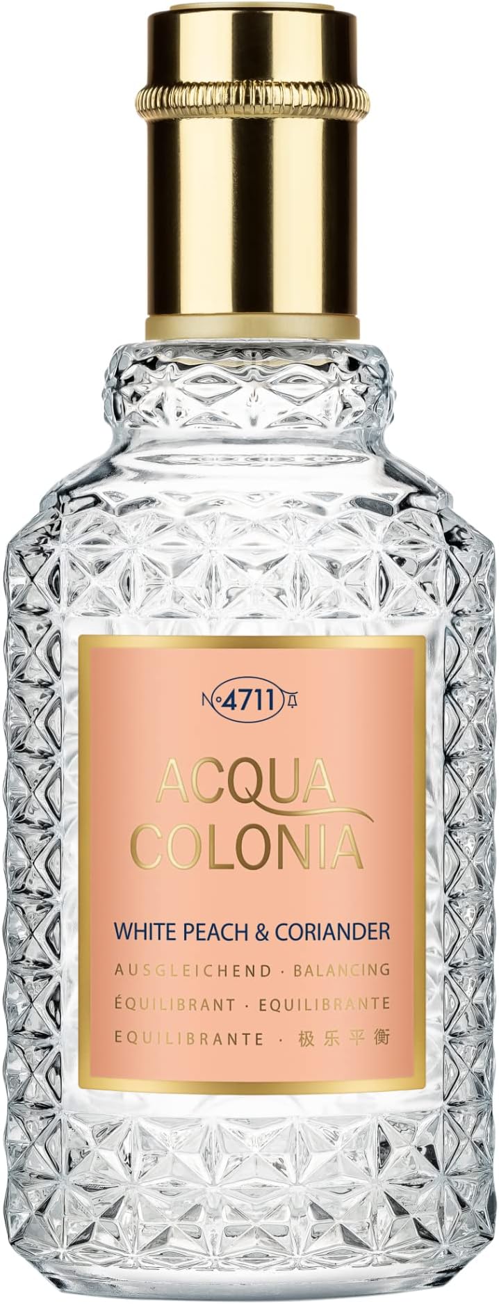 4711 Acqua Colonia White Peach & Coriander Eau De Cologne Spray 50ml