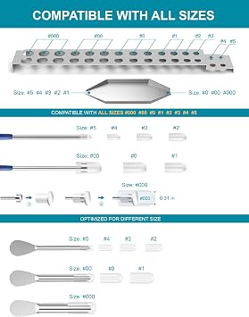 Capsule Filling Machine Kit – Pill Filler Tray Tools for Quickly Maker Empty Gel Capsules All Size 000 00 0 1 2 3 4 5, Lab Spoons Spatula Scoops Tool (13Pcs Plus)