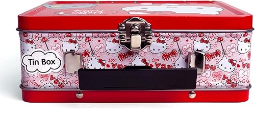 Miniatura 3 de Hello Kitty - Juego de caja de lata para niños, caja de lata, estuche de lápices, botella de agua, rompecabezas, calcomanías