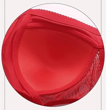 The New Large Size Non Non Ring Comfortable Breathable Gathering Bra Underwear Side Full Coverage Padded