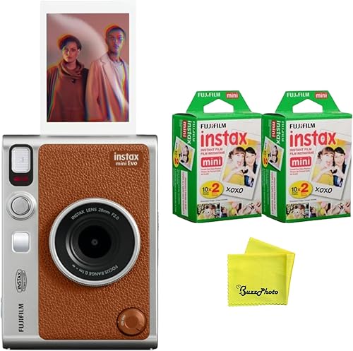 Miniatura 15 de Fujifilm Instax Mini EVO - Cámara instantánea Negro -,(BK) con 2 paquetes individuales,(BK) con 4 paquetes individuales,(BR) con 3 paquetes