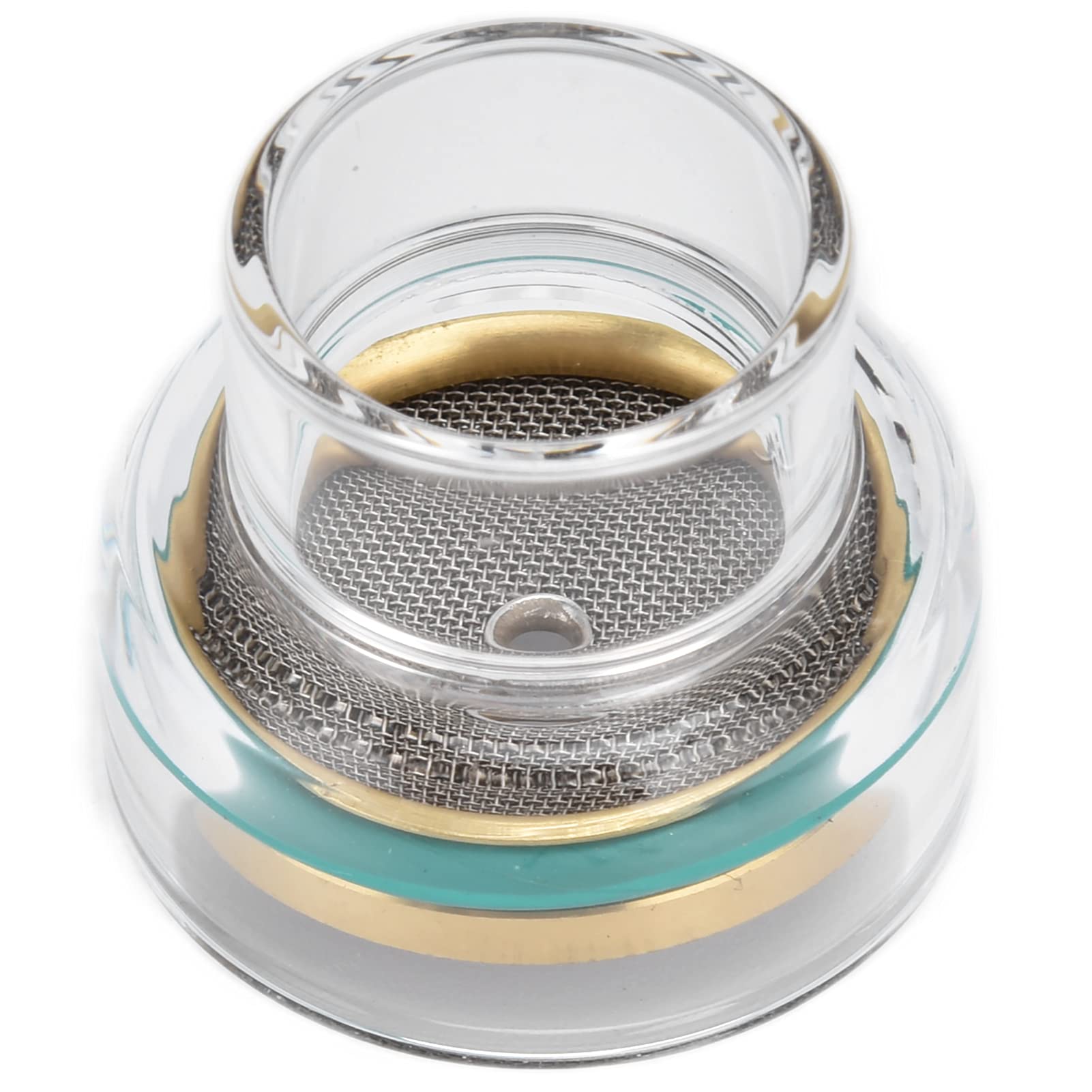 Kit de boquilla de soldadura por de argón con caudalímetro de gas, aguja de tungsteno de 1,6 mm y anillo de sellado, compatible con antorchas WP 17, WP 18 y WP 26, piezas de
