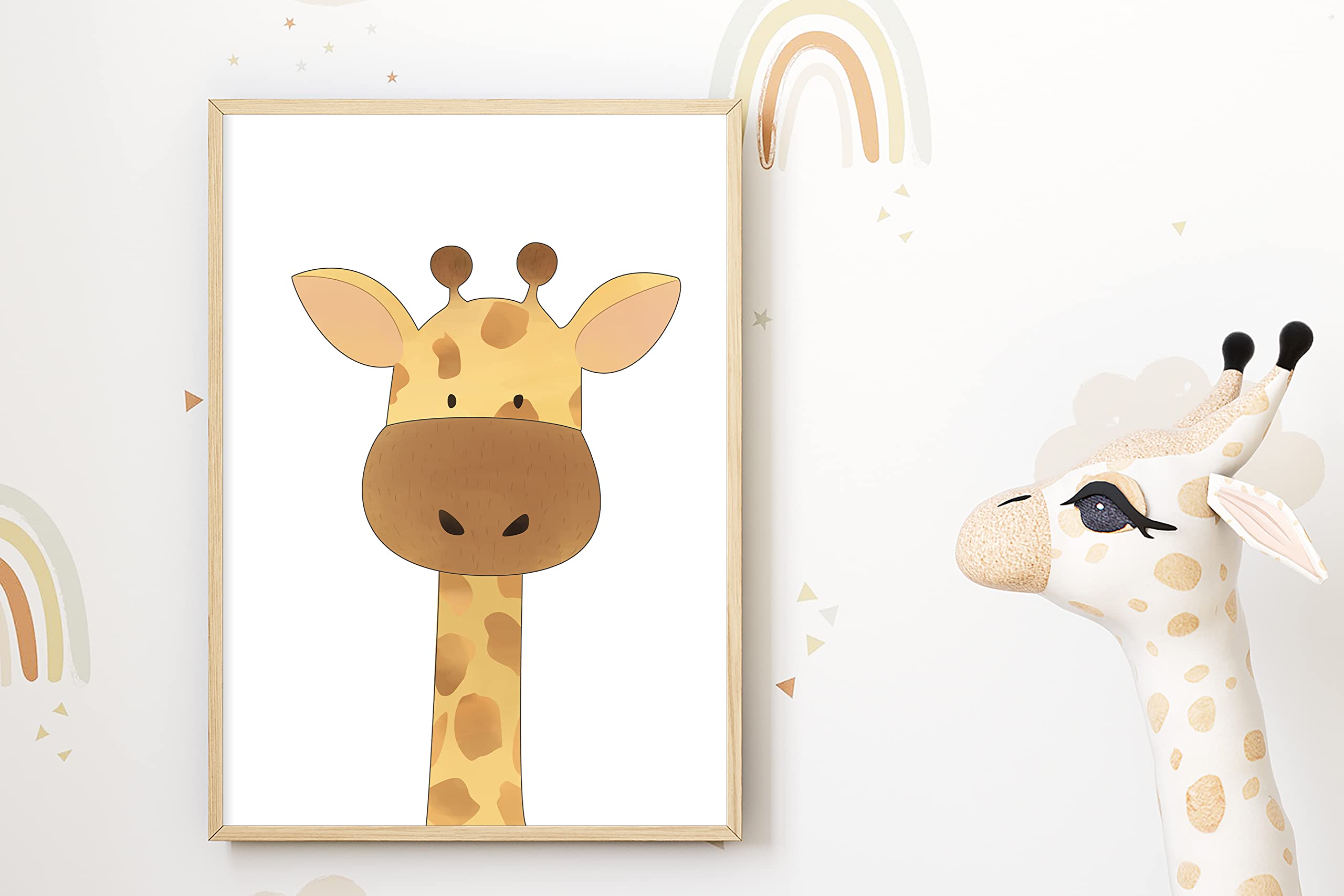 Afrikanische Safari Giraffe - Malen nach Zahlen Set | Afrikanische Wildtier  Safari Kunst Set | Davincified, image size:2560x1707