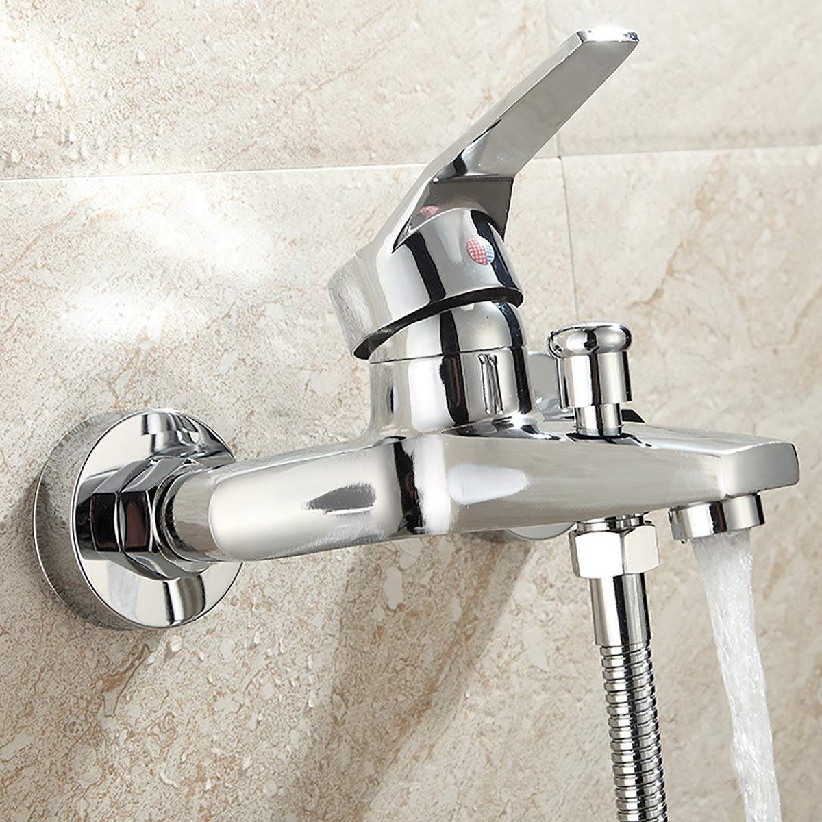 Amazon.co.jp: 水温調整弁 G1 / 2合金シャワーミキサーバスタブ蛇口