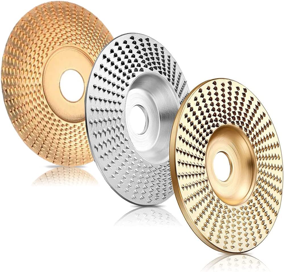 【即日発送】傾斜　木工カッター　３枚刃 【週明け金額戻します】 Amazon | Bsrkiawa 三点セット 木工用アングルグラインダー研磨