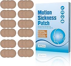 Motion Sickness Patch 36PCS | Natural Herbal Anti-Nausea & Dizziness Relief Stickers | Waterproof Car, Sea & Air Travel Sickness Patches for Adults & Kids