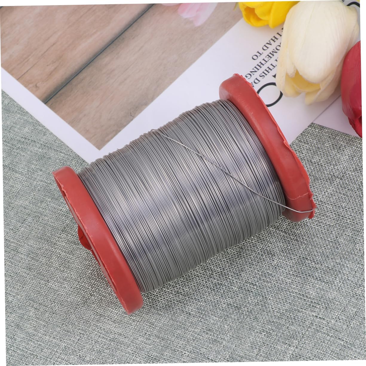POPETPOP Stainless Steel Wire for Beehive Frames 0.5mm 500g Beekeeping Tool Random Color