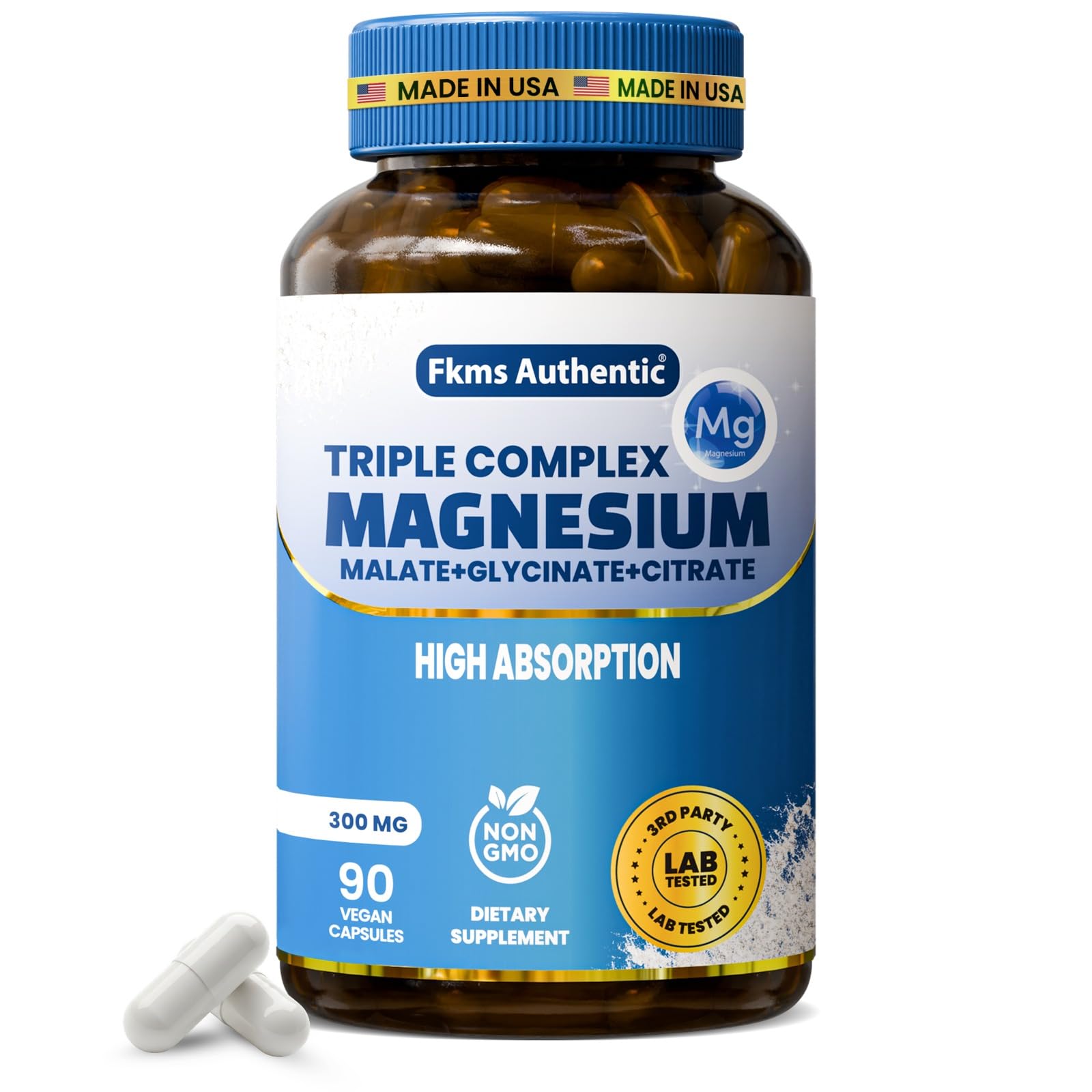 Amazon.com: FKMS Authentic Triple Magnesium Complex 300mg
