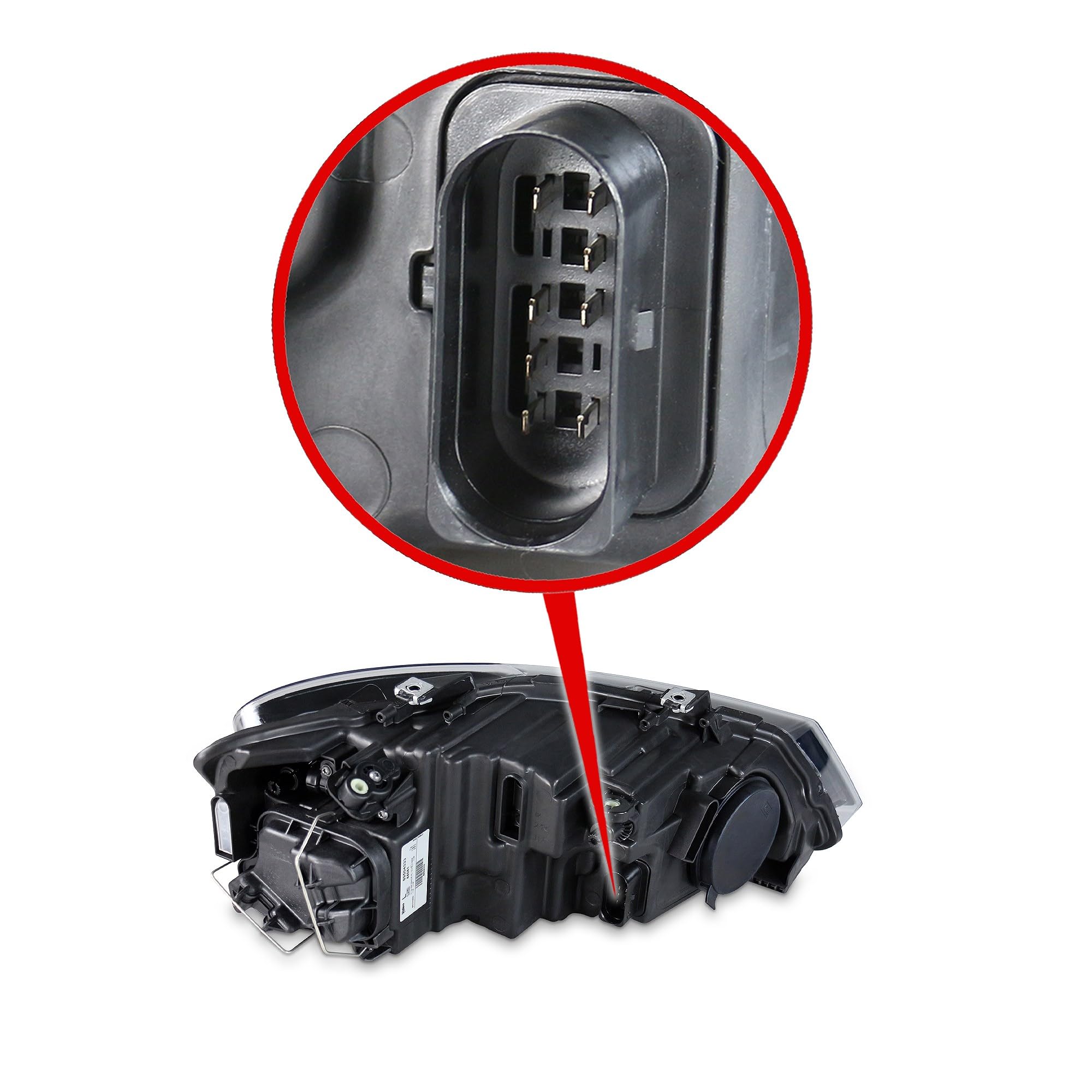 Valeo High Performance Halogen-Hauptscheinwerfer Links 44081 - Für Volkswagen Polo V (06/2009-05/2014) - Vorne - Links - 1er Pack | Kompatibel mit: VW POLO V