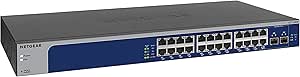 NETGEAR 24-Port 10G/Multi-Gigabit Easy Smart Managed Switch (XS724EM)