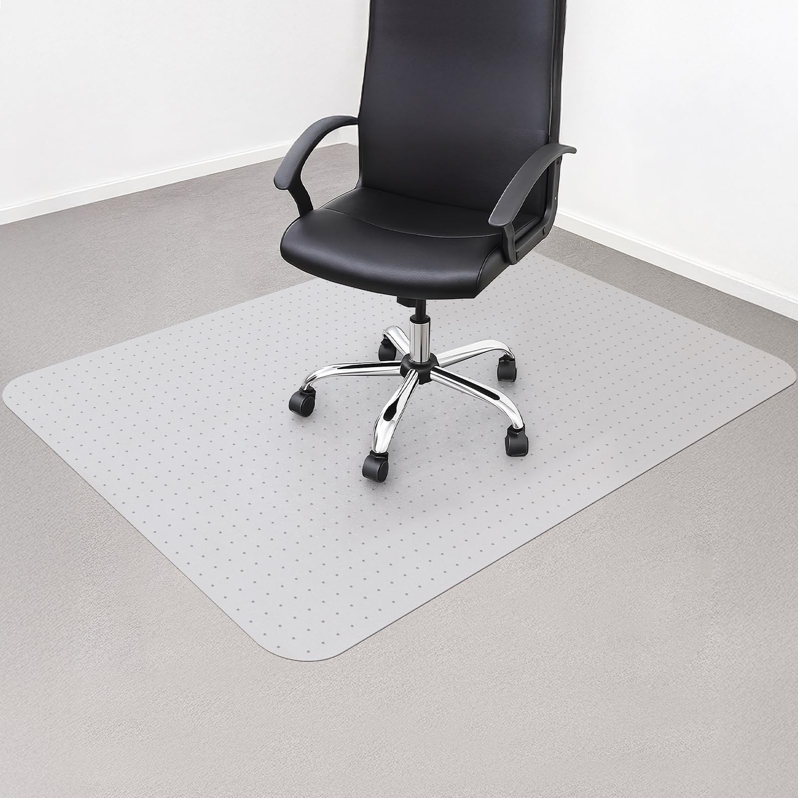 SUNNYNEST Office Chair Desk Mat 120x150cm PVC Safety Non Slip Floor Mats — image 1