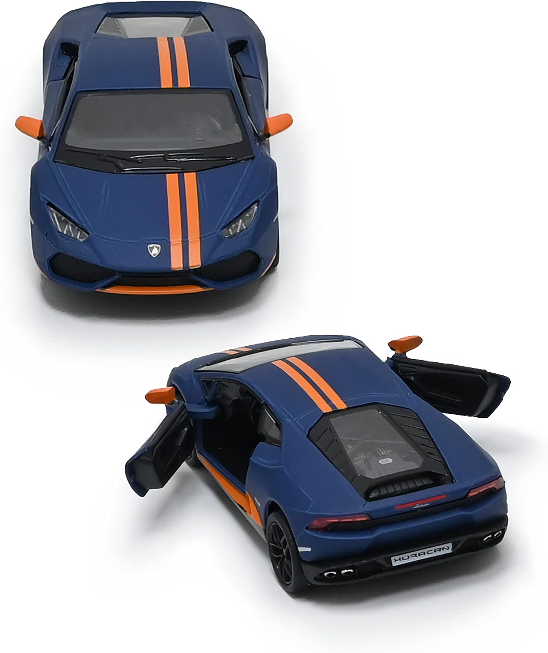 Die Cast Metal Doors Openable Pull Back Action Toy (Blue)