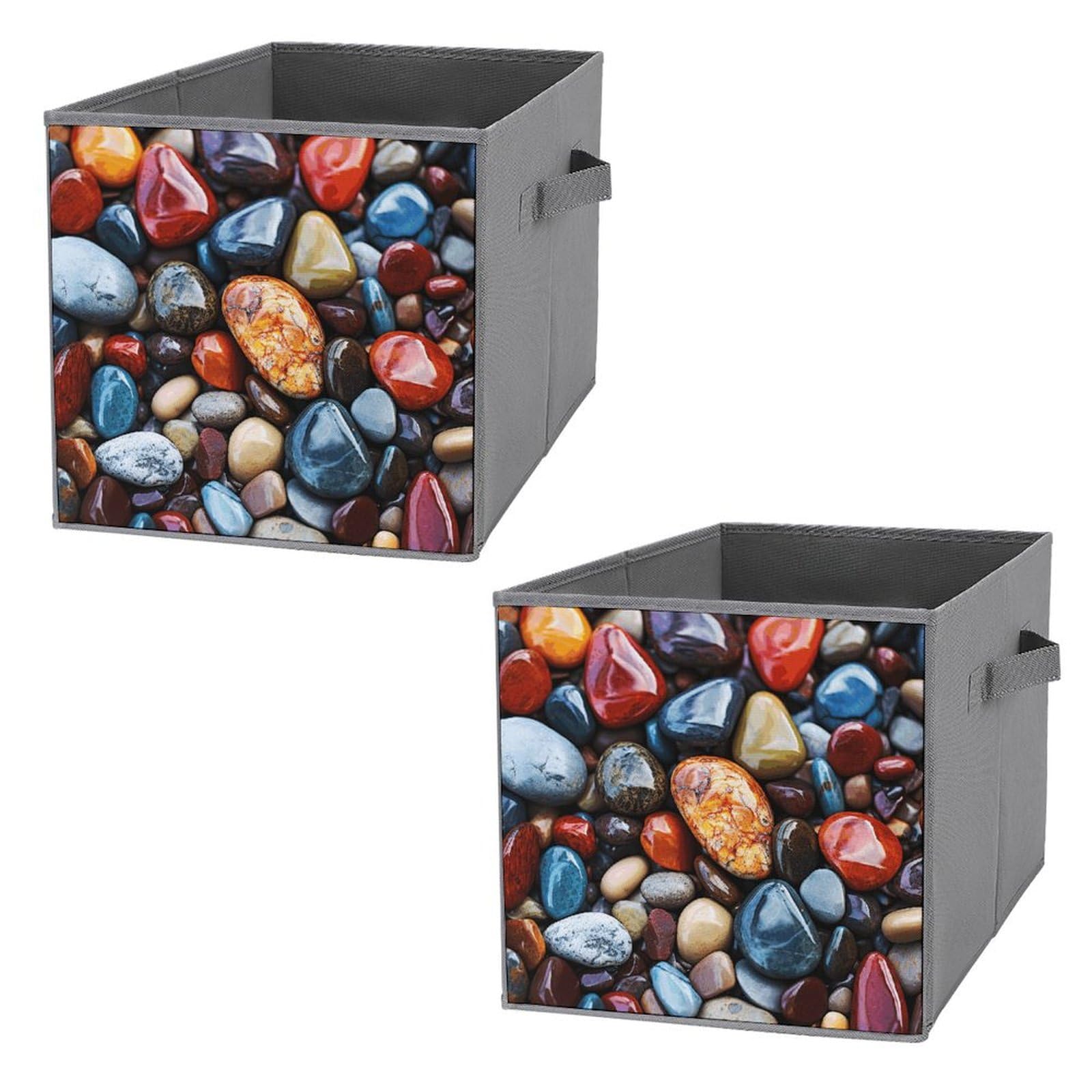 Bacs de rangement empilables et paniers pliables pour dressing