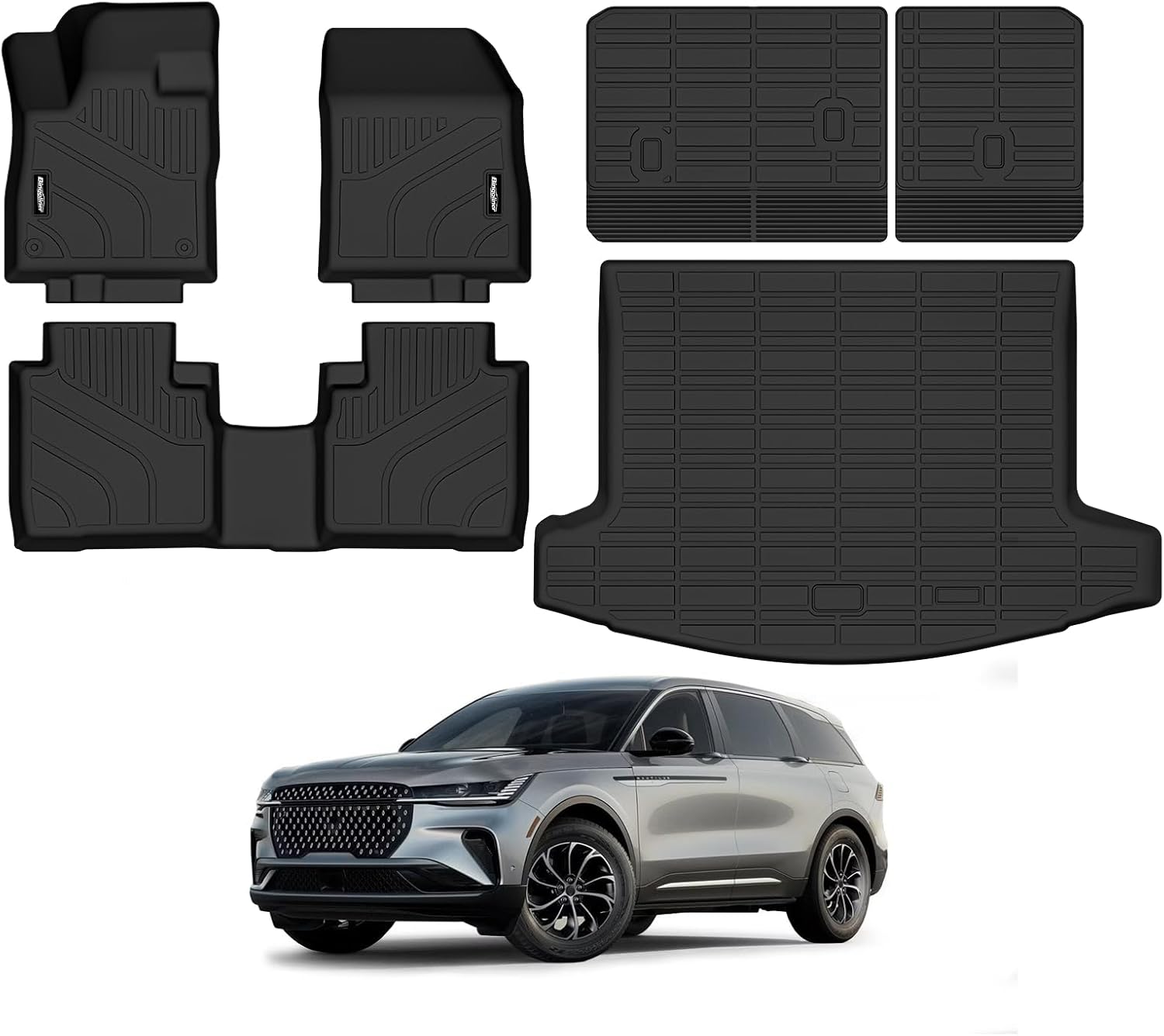 Amazon.com: Bingoliner Floor Mats for Lincoln Nautilus 2024 2025, Trunk ...