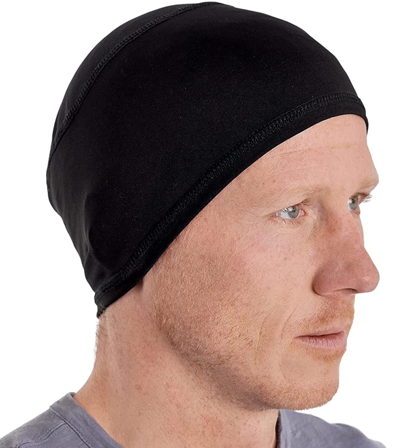Cooling Skull Cap Helmet Liner for Men Sweat Wicking Motorcycle