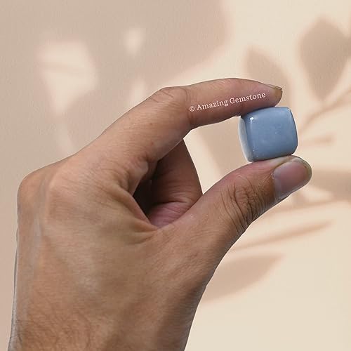 Miniatura 3 de Amazing Gemstone Cristales de angelita y piedras curativas  más de 1000 cratas, piedras curativas naturales para el equilibrio energético, alivio