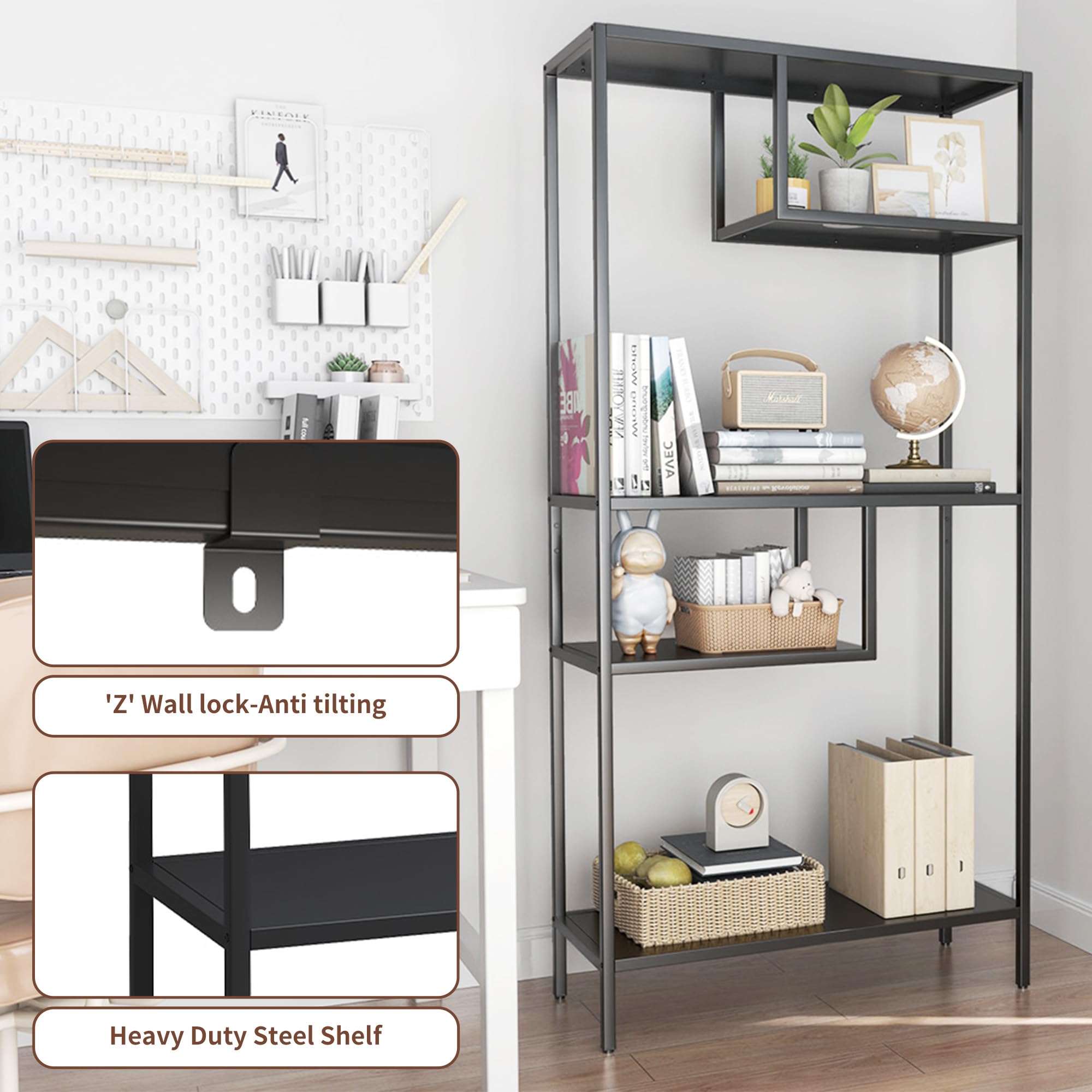 Decorative Metal Shelf Units