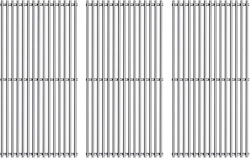 Votenli S720-0896 (3 unidades) 17" rejilla de cocina de acero inoxidable para Homedepot Nexgrill 720-0896B 720-0896 720-0896BK 720-0896E 720-0896C