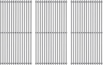S720-0896 3-Pack 17" Stainless Steel Cooking Grate for Homedepot Nexgrill 720-0896B 720-0896 720-0896BK 720-0896E 720-0896C 720-0896CP 720-0898 720-0898A