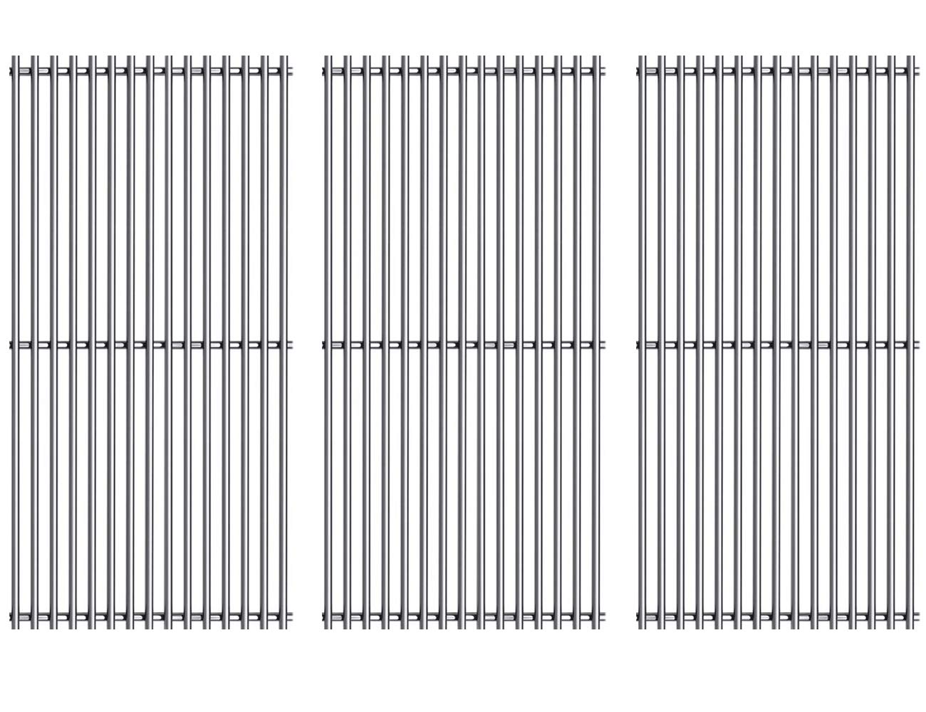 S720-0896 (3-Pack) 17" Stainless Steel Cooking Grate for Homedepot Nexgrill 720-0896B 720-0896 720-0896BK 720-0896E 720-0896C 720-0896CP 720-0898 720-0898A