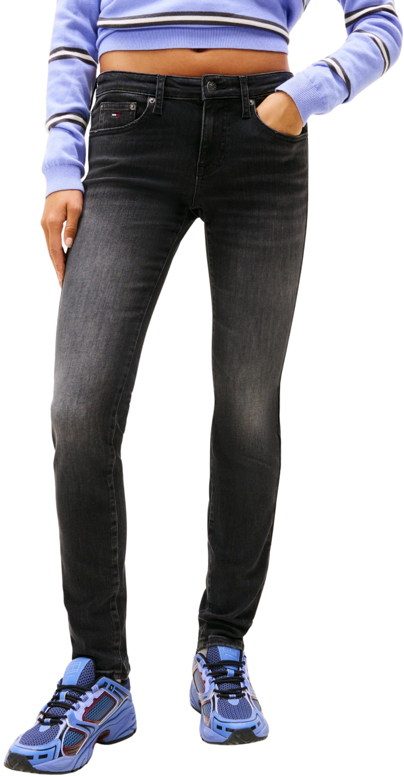 Tommy Jeans Damen Skinny Sophie Lw Skn Di1286 Dw0dw21821