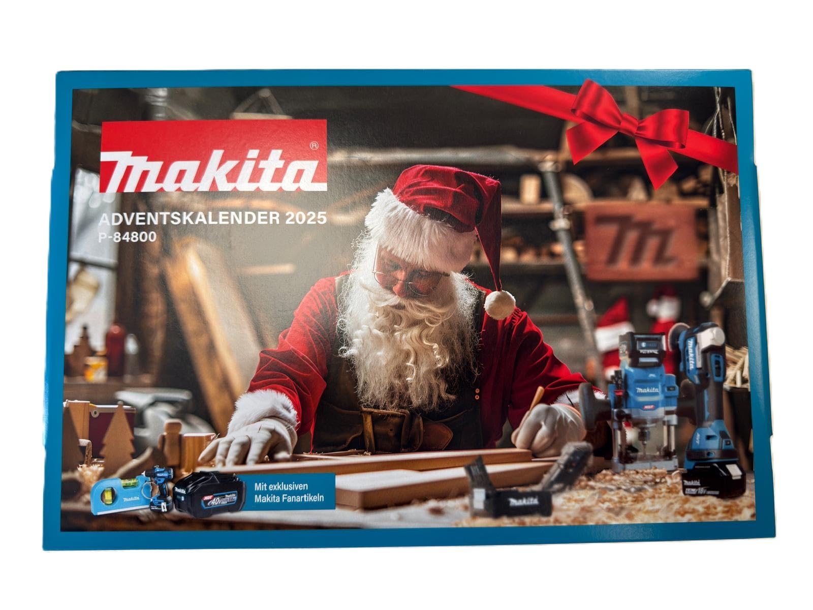 Makita Adventskalender 2025 Gefüllt mit 78-tlg. Satz hochwertigem Markenwerkzeug