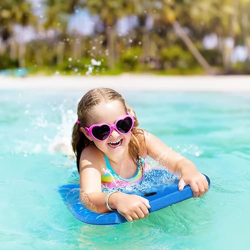 Miniatura 8 de Goplus Boogie Boards para playa 33 pulgadas 37 pulgadas 41 pulgadas tablero de cuerpo ligero con correa de muñeca núcleo EPS de flotabilidad