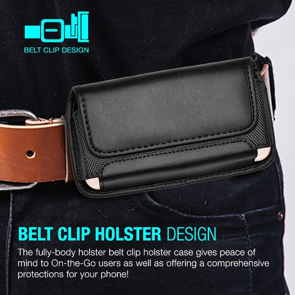GOALANY Holster Case Compatible with Apple iPhone Xs Max, iPhone XR and Large Phone Holster Belt Clip (L8)