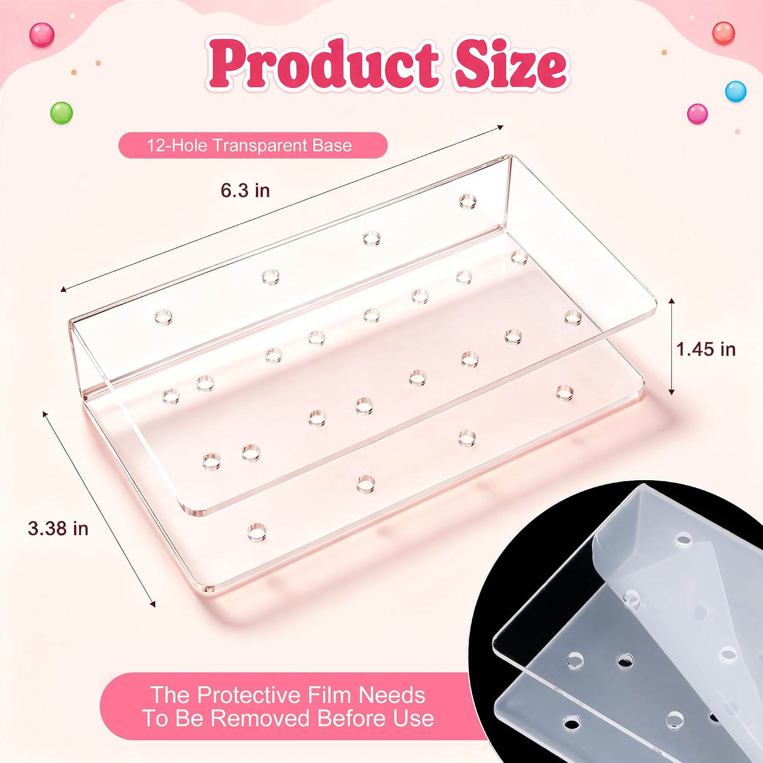 8 Piece Cake Pop Mold Kit with 9 Inch Double Tray, 2 Cake Pop Cutter Pusher