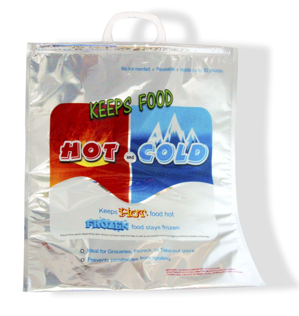 X-Large Hot-Cold Insulated Thermal Food Storage & Carry Bag 19 x 16 - Holds 30 Lbs by HC