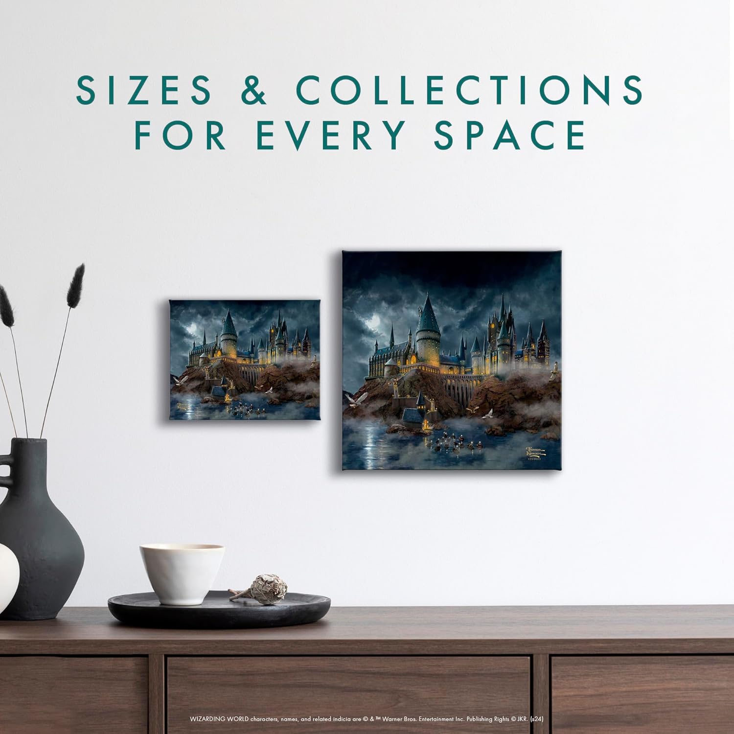 Thomas Kinkade Harry Potter™ Hogwarts™ Castle Studios - Gallery Wrapped Canvas (14x14)