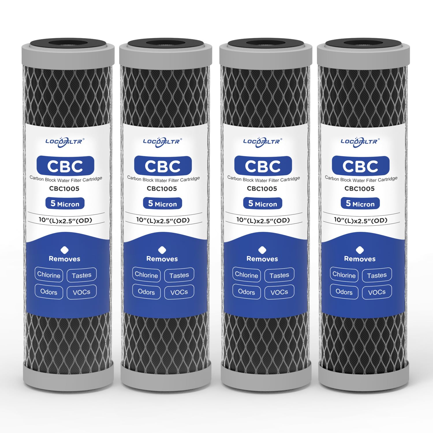 5 Micron Whole House Carbon Block Filter - 4 Pack -1