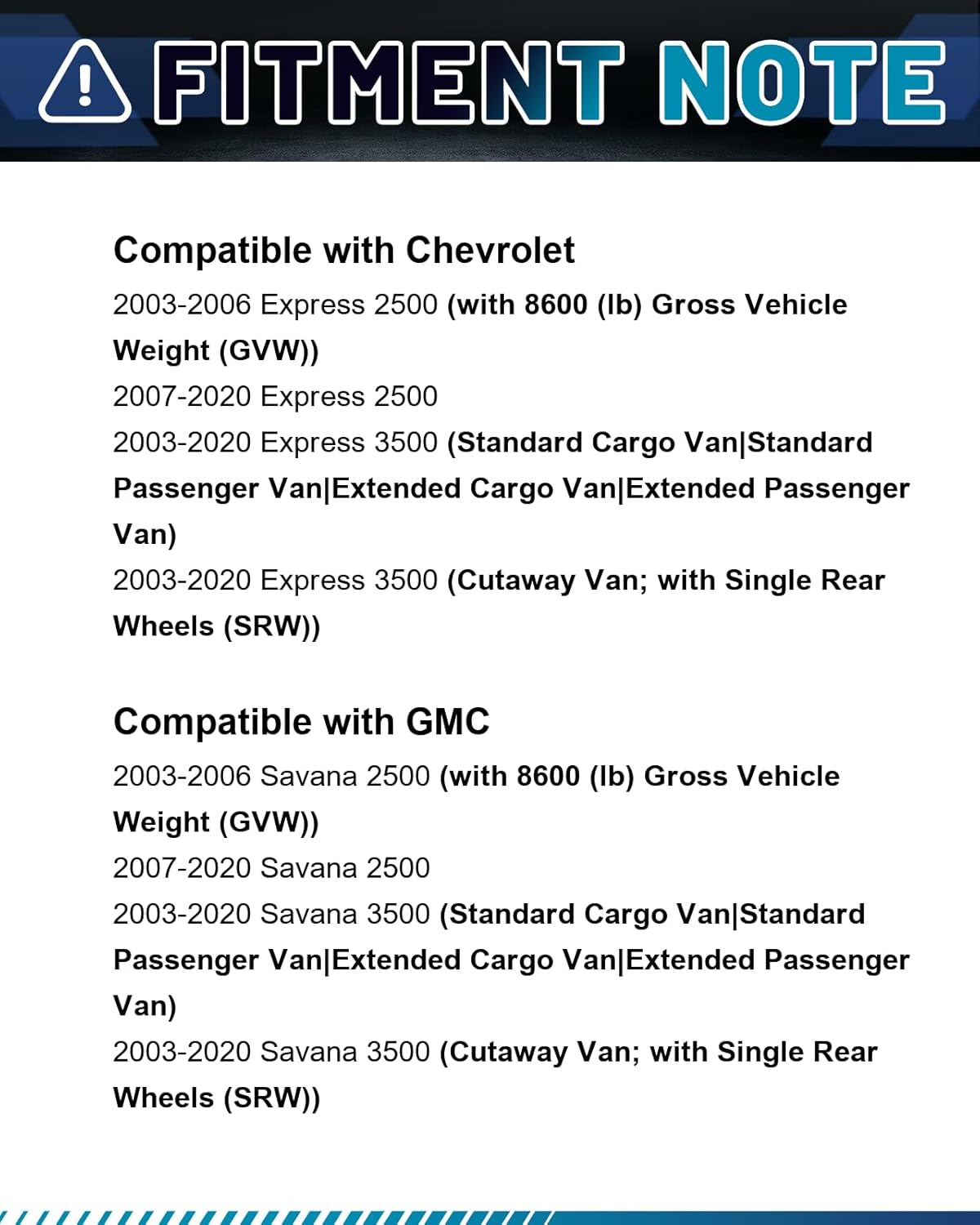 Rear Disc Brake Caliper Assembly with Bracket Compatible with Chevy Express 3500/2500 2003-2020; GMC Savana 3500/2500 2003-2020, 18-B4934 18-B4935, Rear Driver and Passenger Side, Set of 2