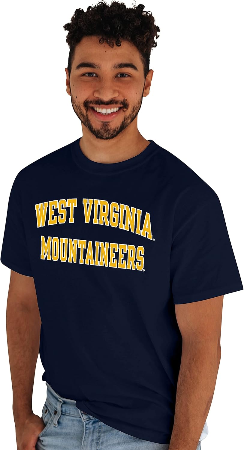 Blue 84 NCAA Mens Arched Team Color T Shirt