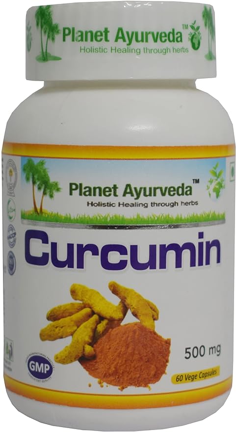 Planet Ayurveda Curcumin Capsules - 60 N, Pack of 1